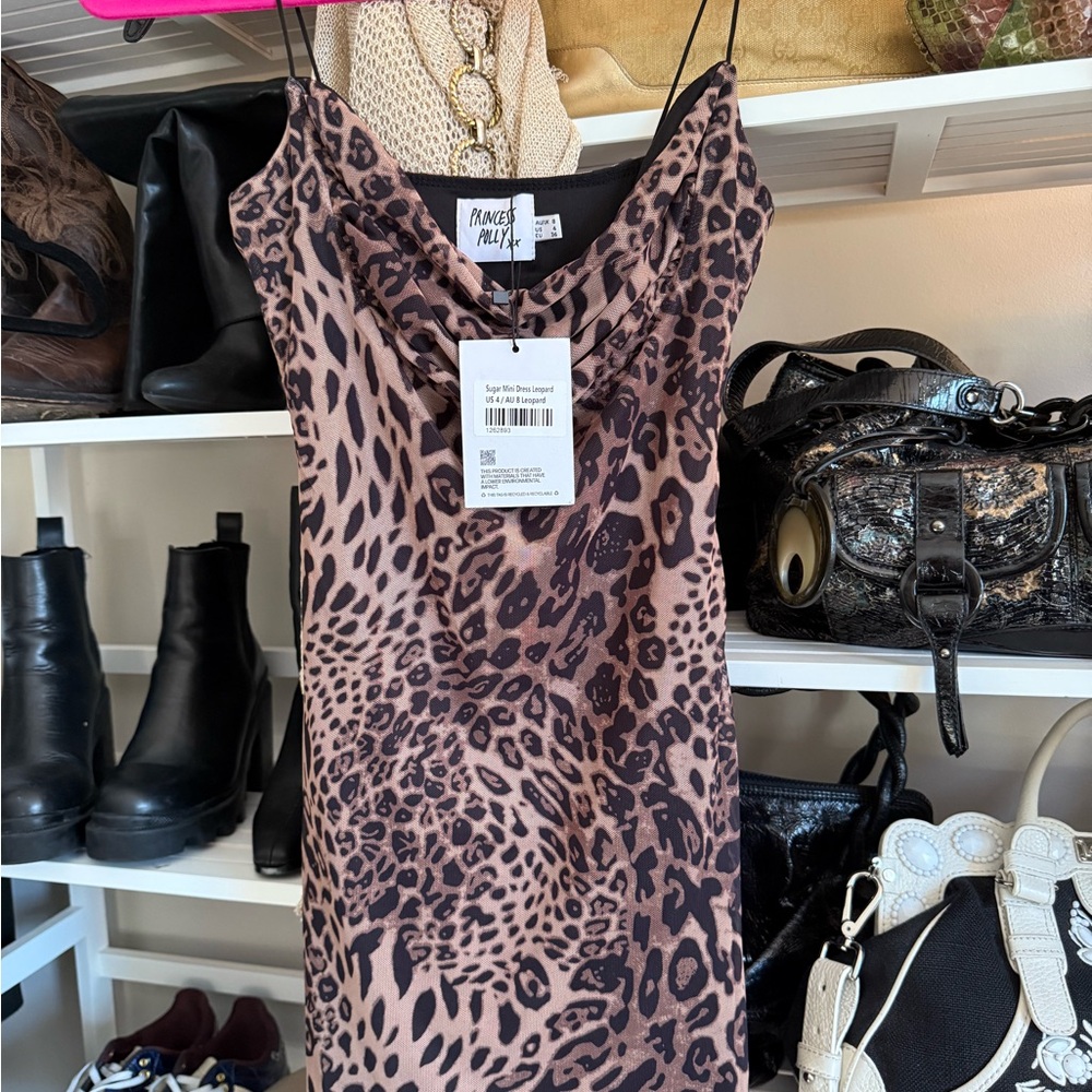 Princess Polly Leopard Print Mini Dress